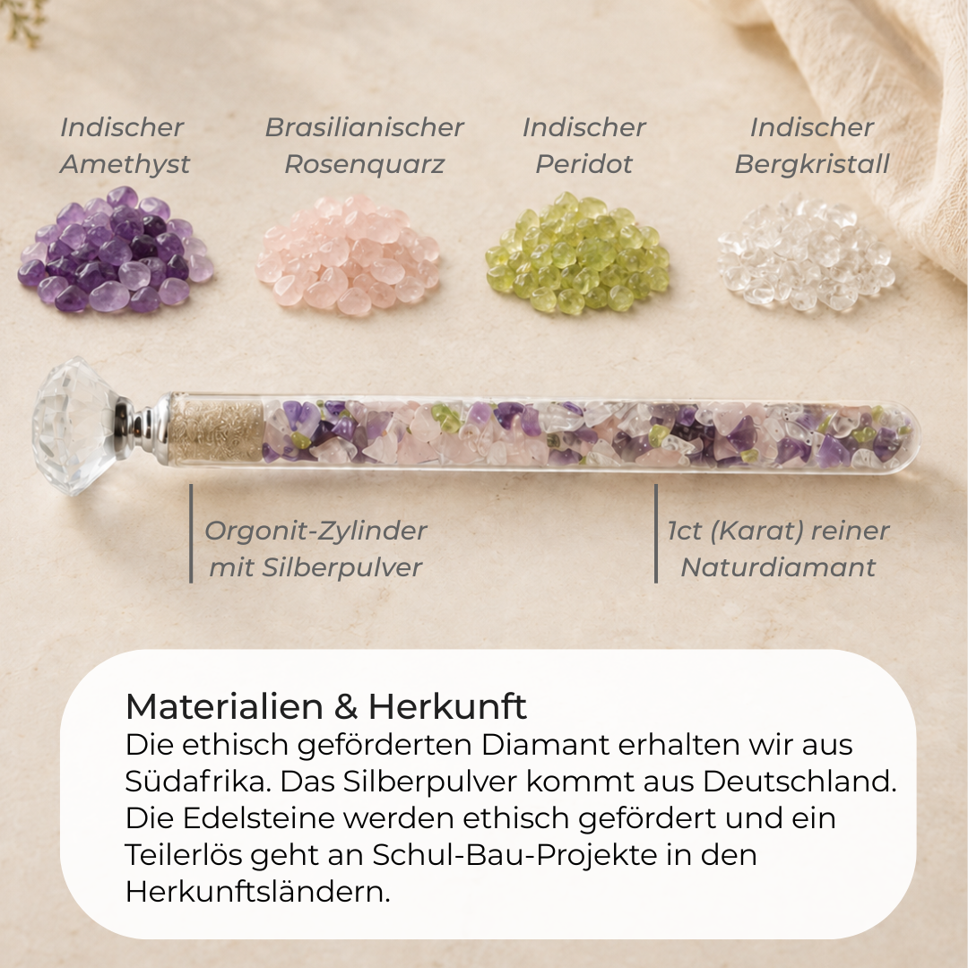 Edelstein Wasserstab 