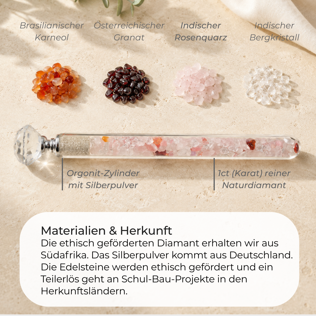 Edelstein Wasserstab 
