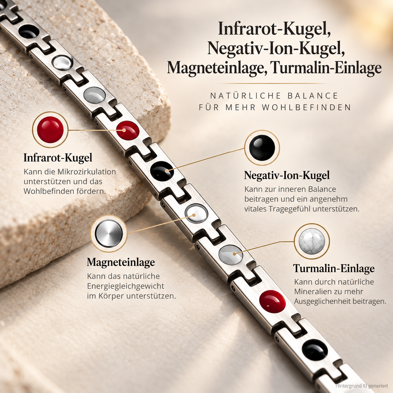 Sonderverkauf-Angebot: Negativ-Ion Armband