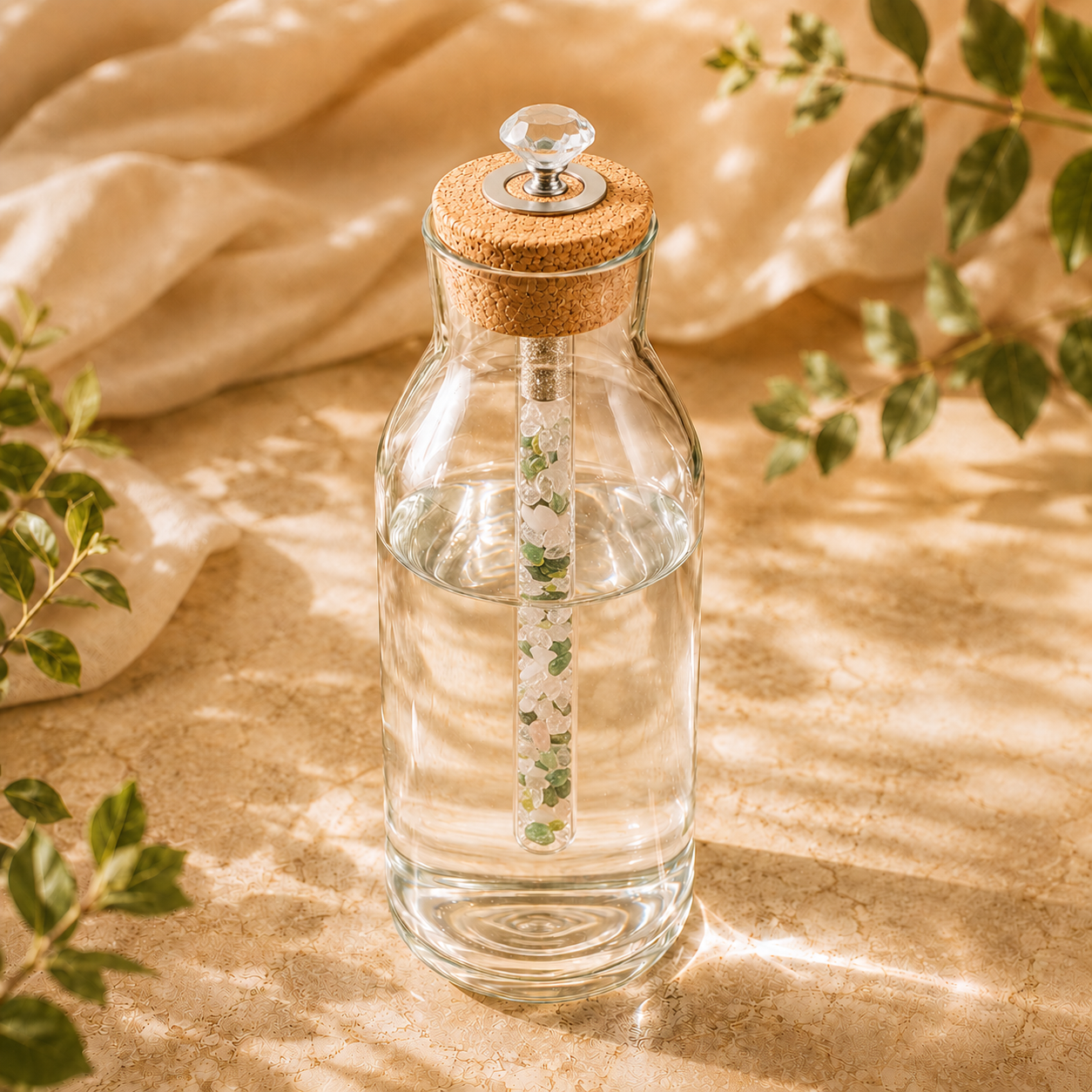 Edelstein Wasserstab 