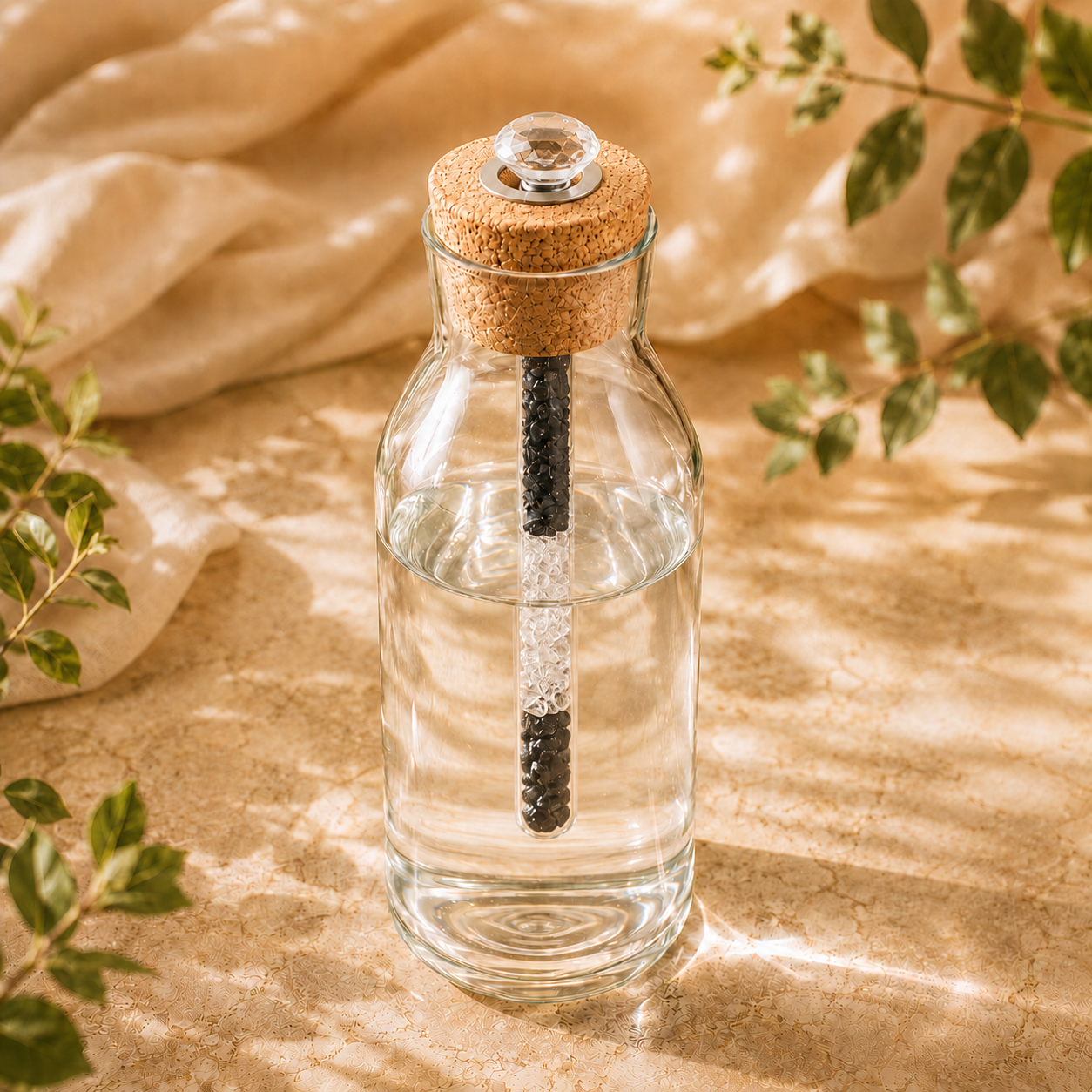 Edelstein Wasserstab 