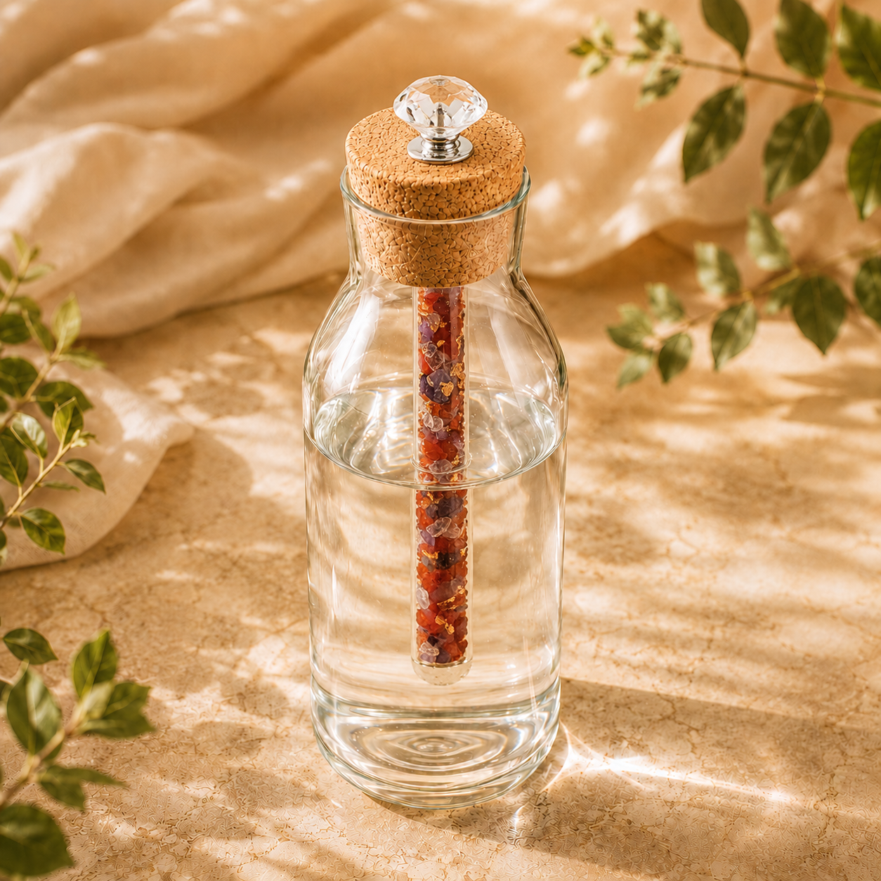 Edelstein Wasserstab 