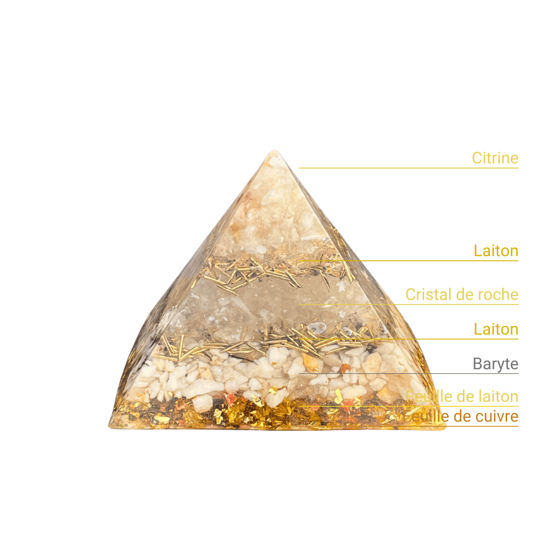 Pyramide Générateur d'Orgone - Illumination, Créativité