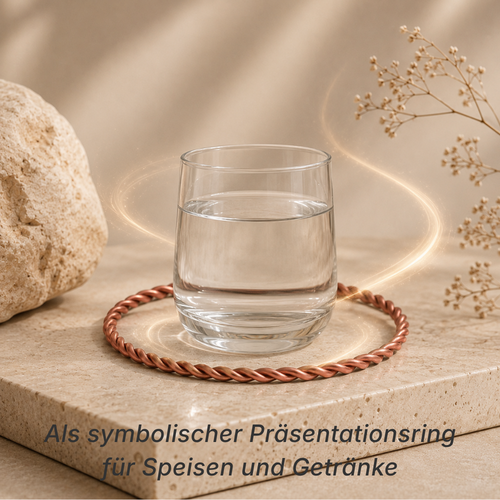 Göttliche Ausrichtung - Kupfer Cubit Tensorring
