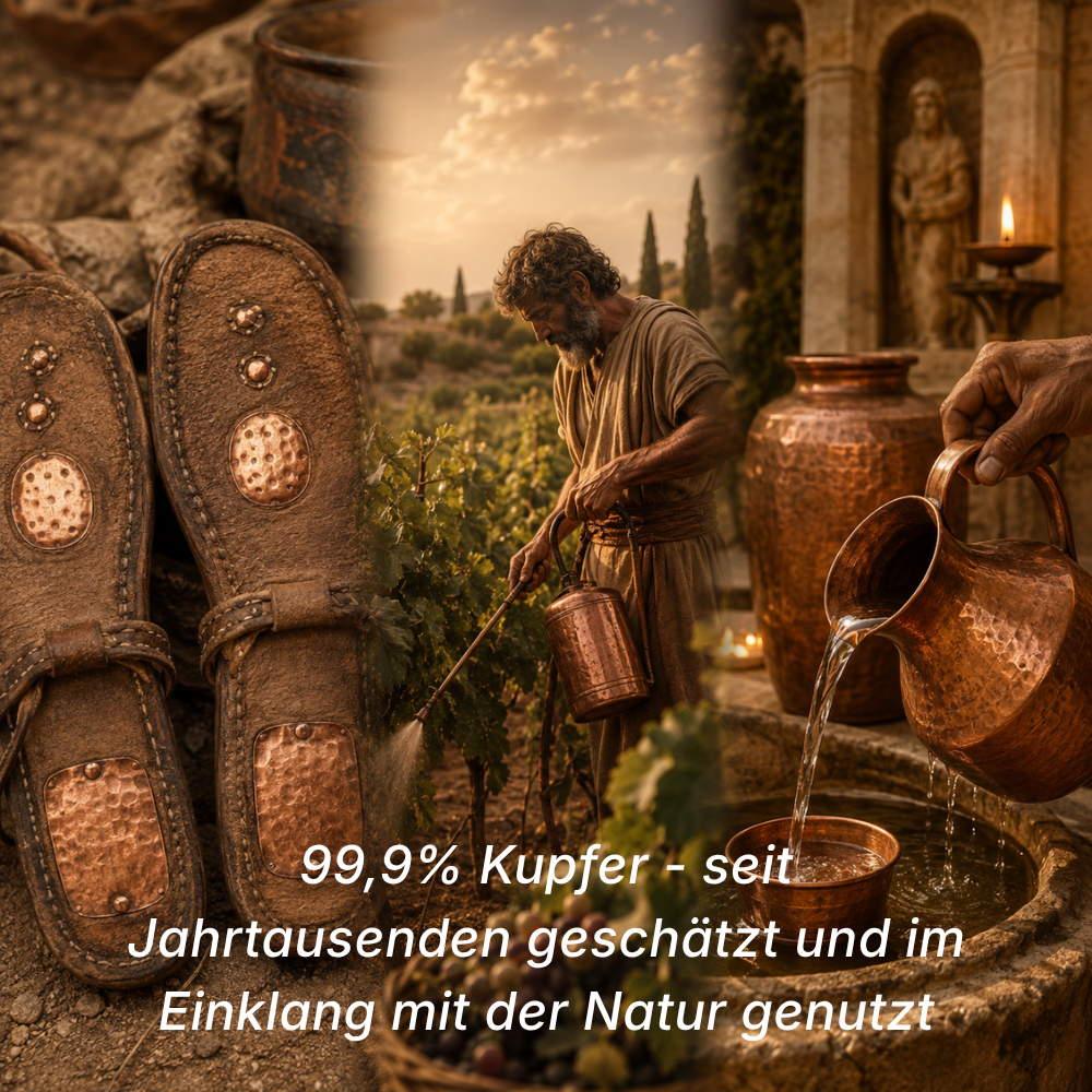 Göttliche Ausrichtung - Kupfer Cubit Tensorring