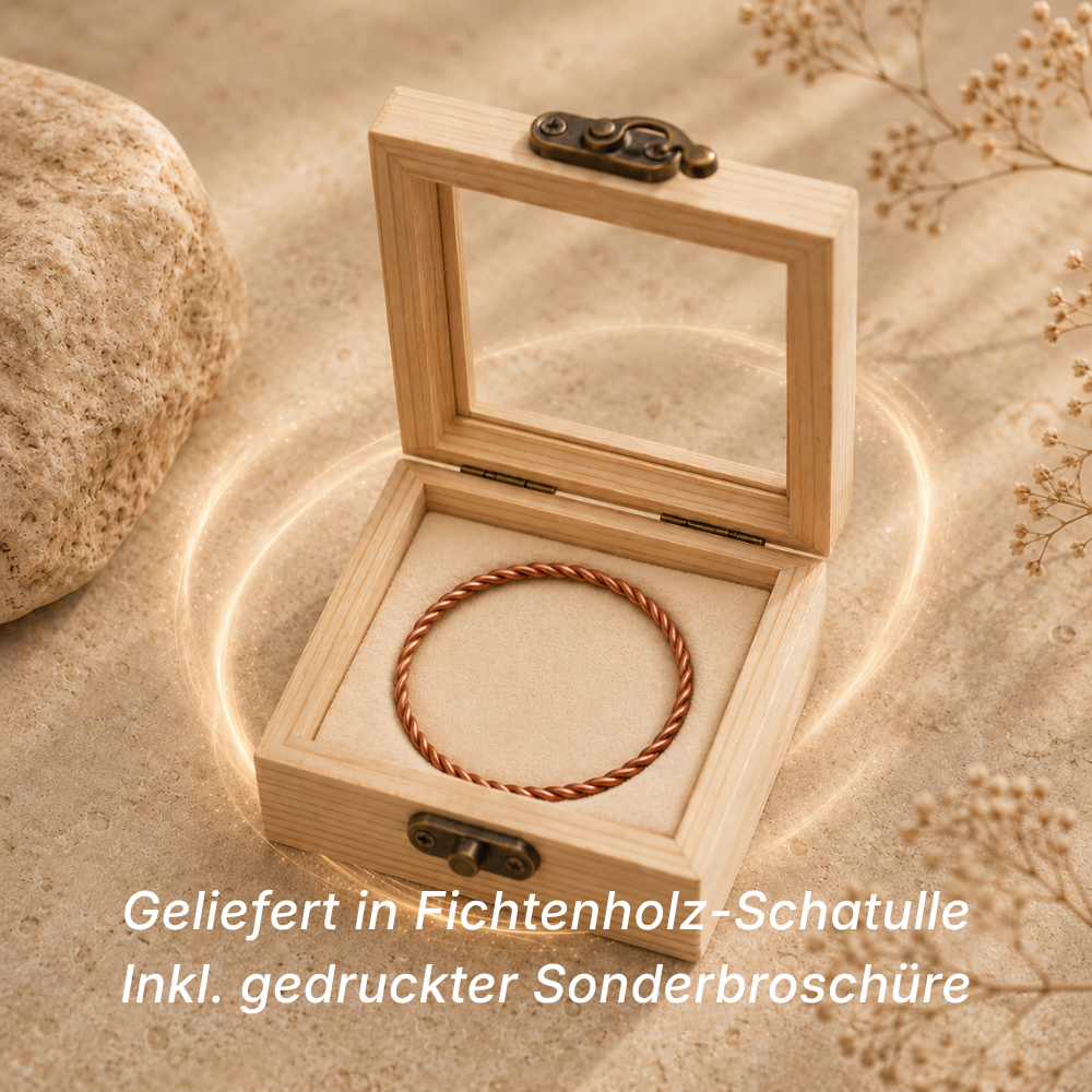 Göttliche Ausrichtung - Kupfer Cubit Tensorring