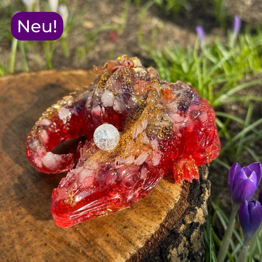 Orgonit Wunschfeuer-Drache