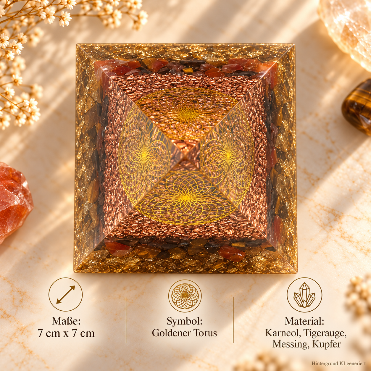 Sonderverkauf-Angebot: Heilige Geometrie Pyramide
