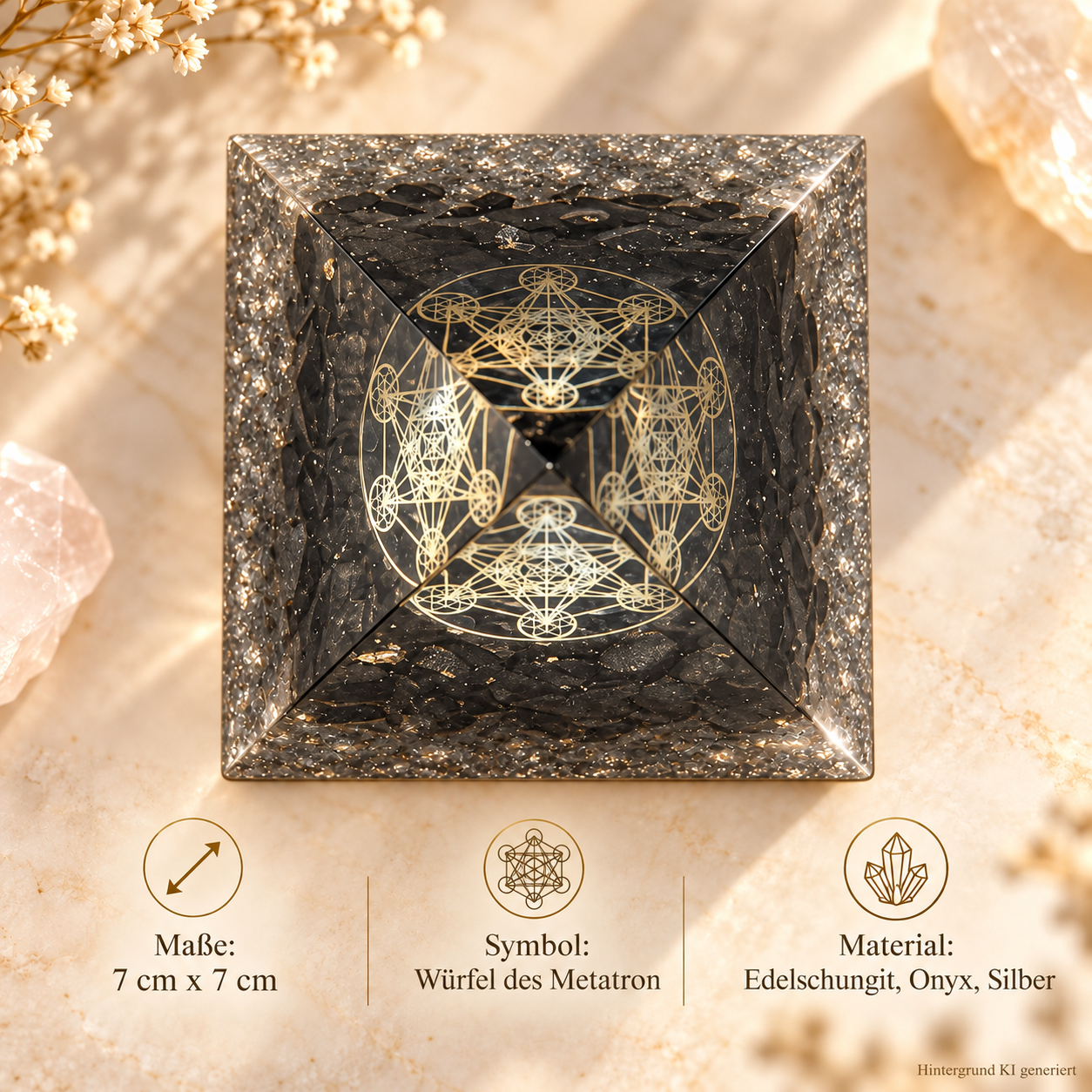 Sonderverkauf-Angebot: Heilige Geometrie Pyramide