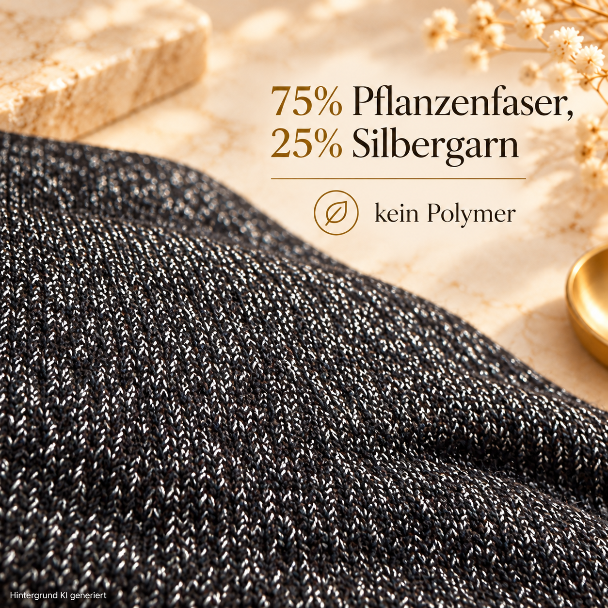 Sonderverkauf-Angebot: Erdungs-Socken mit aus Pflanzen- und Silberfaser