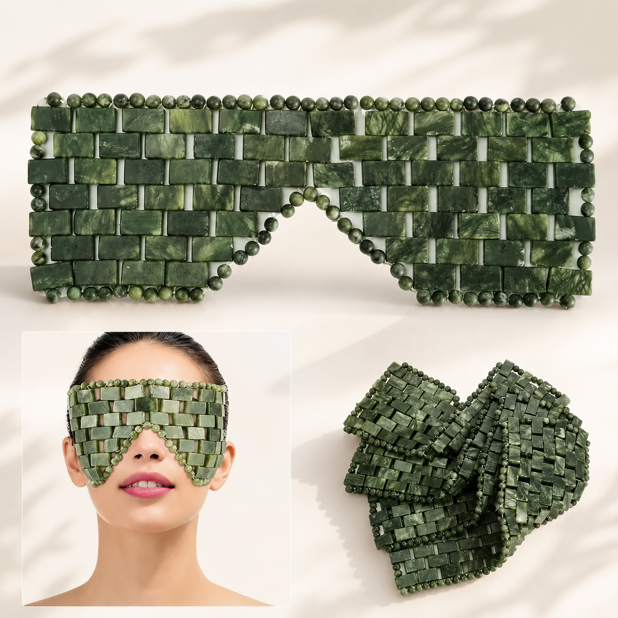 Jade Augenmaske YULIAN