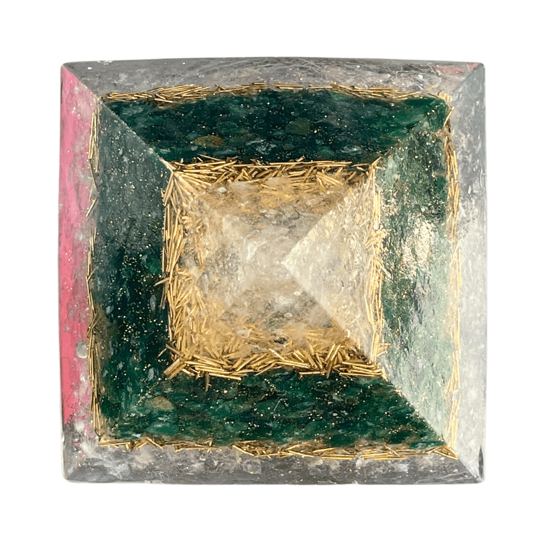 Orgonic Art Orgonit Generator Pyramide - Erholung, Regeneration Kraftvolles Orgonit Wilhelm Reich Orgon