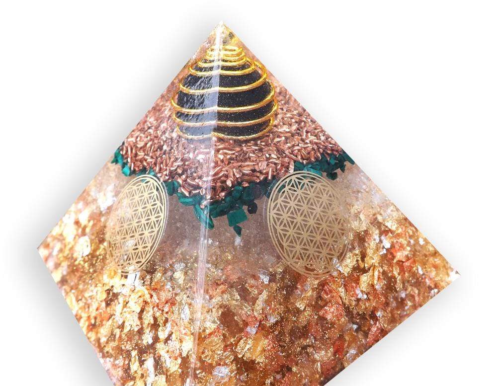 Orgonic-Art Orgonit Pyramide –  Klarheit, Konzentration Kraftvolles Orgonit Wilhelm Reich Orgon