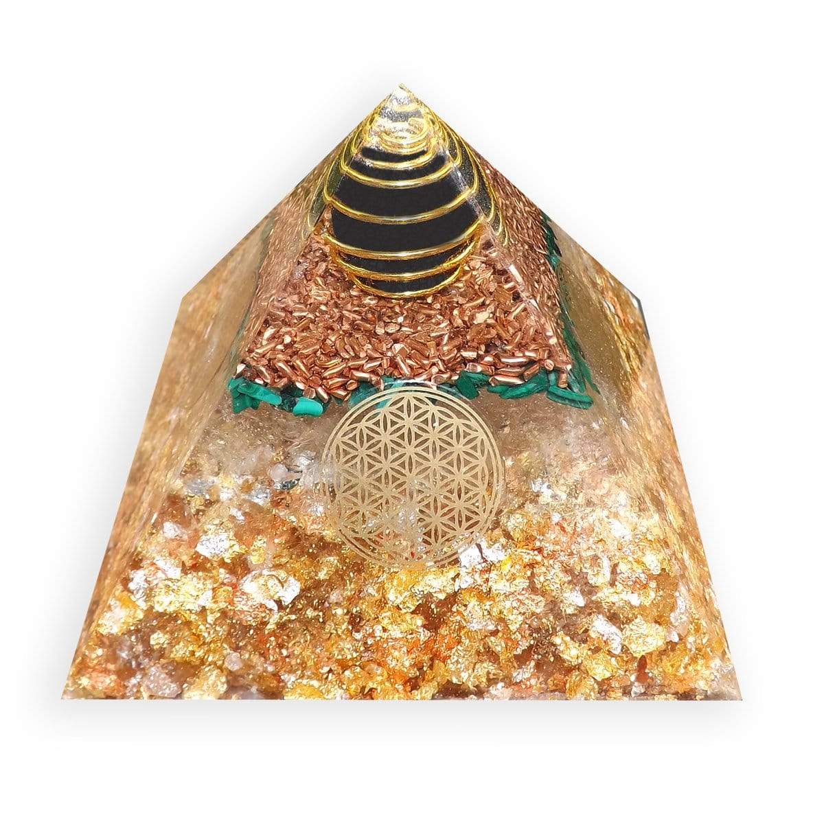 Orgonic-Art Orgonit Pyramide –  Klarheit, Konzentration Kraftvolles Orgonit Wilhelm Reich Orgon